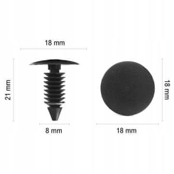 1x ZATIČ ZA OBLAZINJENJE STROPNE OBLOGE 8 mm
