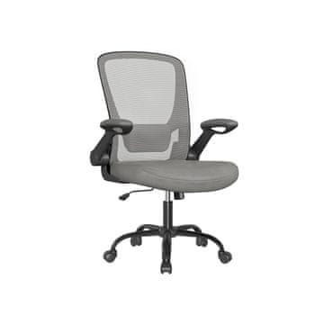 Songmics Pisarna stol 64x64x99-107 cm siva