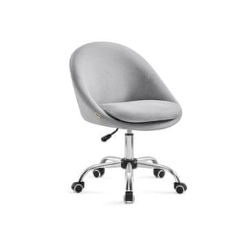 Songmics Pisarna stol 60x60x80-90 cm Siva