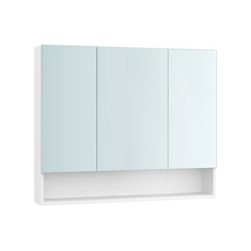 Songmics Kopalniški omarica 16.5x70x75 cm bela