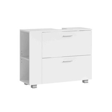 Songmics Kopalniška omarica 30x80x64 cm Bela
