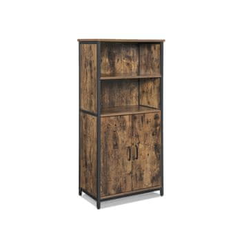 Songmics Knižna omara 60x35x125 cm rjava