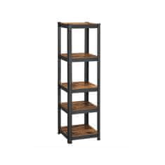 Songmics Robusten regal 5 polic 150x37x37 cm rjav