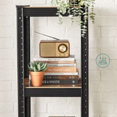 Songmics Robusten regal 5 polic 150x37x37 cm rjav