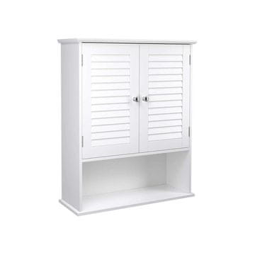 Songmics Stenski omarica 60x20x70 cm Bela