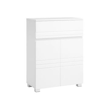 Songmics Kopalniška omarica 60x30x80 cm Bela