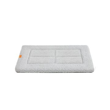 Songmics Plišasta odeja za hišne ljubljenčke 120x75 cm siva