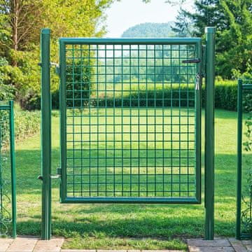 Songmics Vrtna vrata 106x6x145 cm zelena