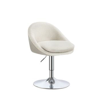 Songmics Nastavljiv stol 52.5x50x81.5 cm, bel