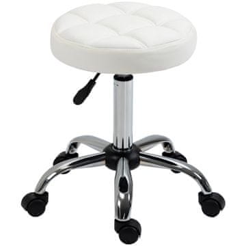 Homestar Vrtljiv stol z nastavljivo višino 35,5x35,5x51-67 cm, bel