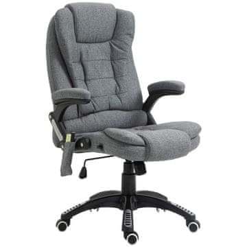 Homestar Masažna pisarniška stol 67x74x116-126 cm siva