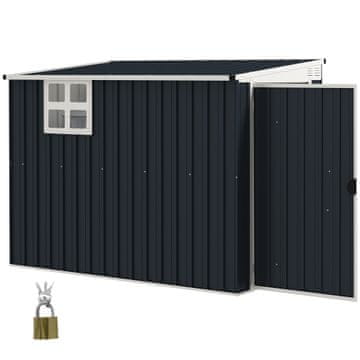 Homestar Vrtna lopa 128x231x181 cm temno siva
