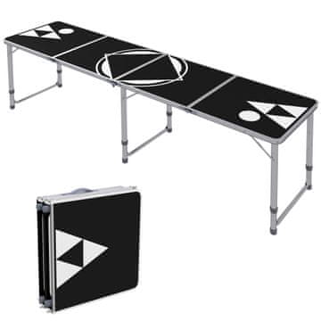 Homestar Zložljiva miza 240x60x70 cm črna