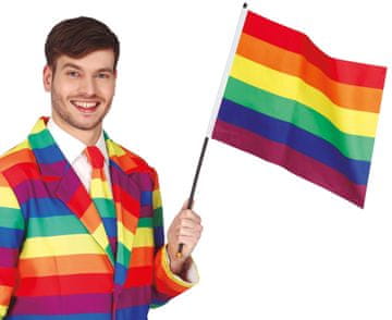 Guirca Barvita MAVRIČNA ZASTAVA Parada enakosti LGBT 45x35