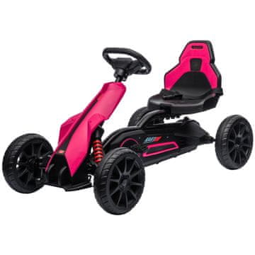 Homestar Pedalni gokart 100x58x58,5 cm roza