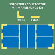 Homestar Komplet mreže za pickleball, 674x70x92 cm, večbarvno
