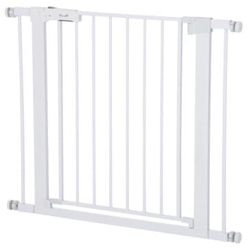 Homestar Otroška vrata Nastavljiva varnostna vrata 75-96x76 cm Bela