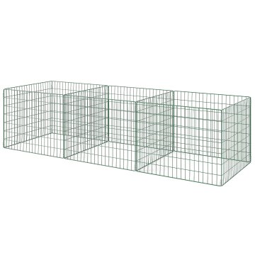 Homestar Posoda za kompost 270x90x70 cm Zelena