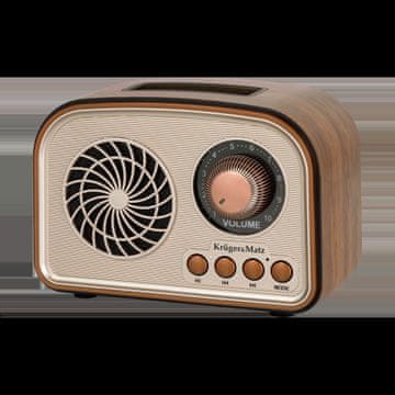 Krüger&Matz Prenosni radio Kruger&Matz Bluetooth AUX microSD vgrajena baterija