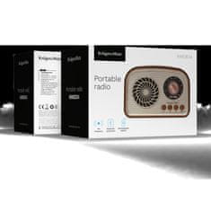Krüger&Matz Prenosni radio Kruger&Matz Bluetooth AUX microSD vgrajena baterija