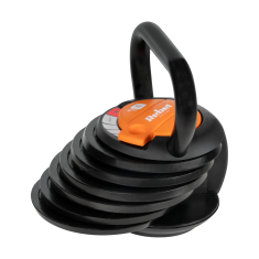 Rebel Utežna žoga za kettlebell iz litega železa z nastavljivo težo 9 kg