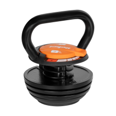 Rebel Utežna žoga za kettlebell iz litega železa z nastavljivo težo 9 kg
