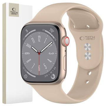 Tech-protect SILIKONSKO ZAŠČITNO STEKLENILO ZA APPLE WATCH 6 / 7 / 8 / 9 / 10 / SE (40 / 41 / 42 MM) OREH