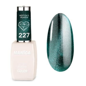 mačje oko LED/UV hibridni lak za nohte 10 ml - Neptunovo nebo - 227