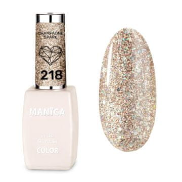 LED/UV hibridni lak za nohte 10 ml - šampanjska iskra - 218
