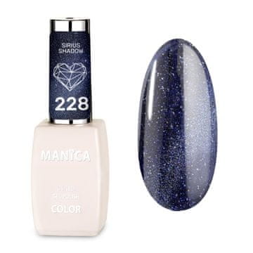 mačje oko LED/UV hibridni lak za nohte 10 ml - Sirius Shadow - 228