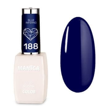 LED/UV hibridni lak za nohte 10 ml - Modri pekel - 188
