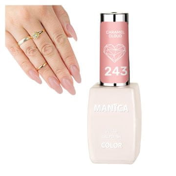 LED/UV hibridni lak za nohte 10 ml - karamelni oblak - 243