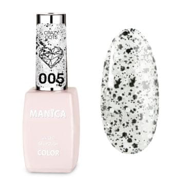 LED/UV hibridni lak za nohte 10 ml - Crazy Dots - 005