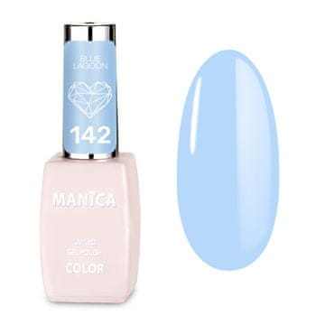 LED/UV hibridni lak za nohte 10 ml - Modra laguna - 142