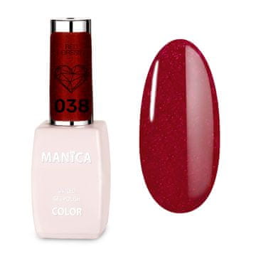 LED/UV hibridni lak za nohte 10 ml - rdeča obleka - 038