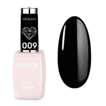 LED/UV hibridni lak za nohte 10 ml - Ms. Black - 009