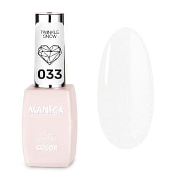 LED/UV hibridni lak za nohte 10 ml - Twinkle Snow - 033