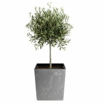 Home Flore siv betonski cvetlični lonček v41x39,5x39,5 cm