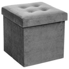Atmosphera Prešita blazina Adaline Grey 38x38 cm