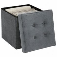 Atmosphera Prešita blazina Adaline Grey 38x38 cm