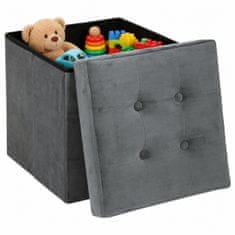Atmosphera Prešita blazina Adaline Grey 38x38 cm
