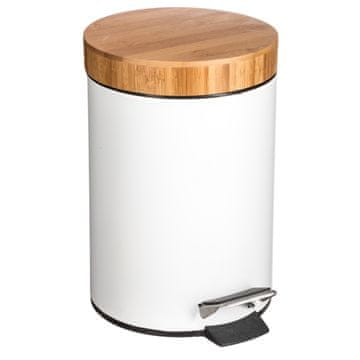 5Five® Koš za odpadke Natureo bel 3 l