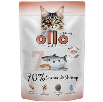 CAT OLLO Cat mokra hrana - losos i škampi, 85g