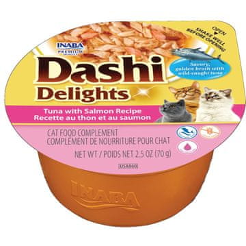 Inaba IBN INABA Dashi Delights mokra hrana za mačke - tuna s lososom, 70g