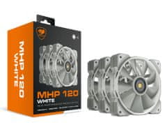 Cougar COUGAR MHP 120 kućišni ventilatori - 12 cm bijeli (3 komada)