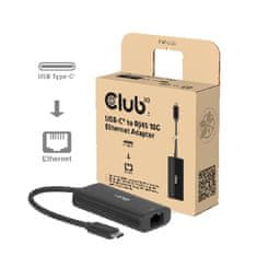 Club 3D CLUB3D CAC-2531 USB 3.2 Gen 1 Type-C priklopna postaja, 10Gbps Ethernet, črna