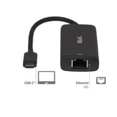 Club 3D CLUB3D CAC-2531 USB 3.2 Gen 1 Type-C priklopna postaja, 10Gbps Ethernet, črna