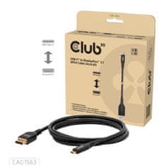 Club 3D CLUB3D CAC-1563 adapter kabel USB Type-C na DisplayPort, 2 m