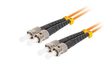 Lanberg MM ST/UPC-ST/UPC DUPLEX 3,0 MM OM2 50/125 LSZH 15 m oranžna povezovalna vrvica iz optičnih vlaken