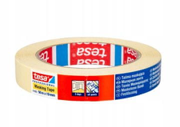 Tesa 3-dnevni zaščitni maskirni papirnati trak 50 m x 19 mm